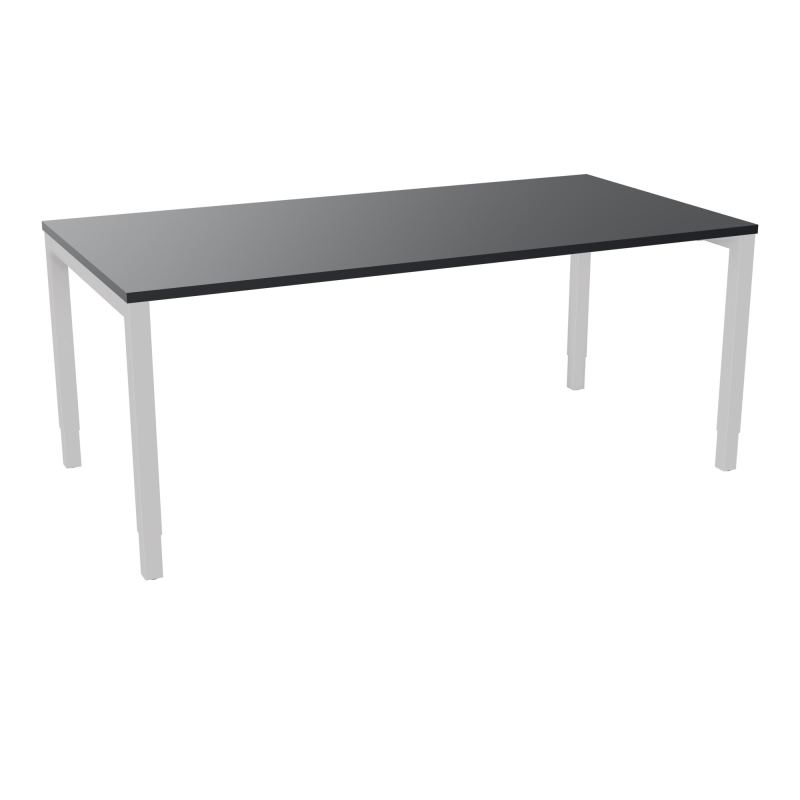 BUREAU ARIAL T RECT L180 P90EP25 PIED CARRE ARCHE REGLABLE  R9 SD