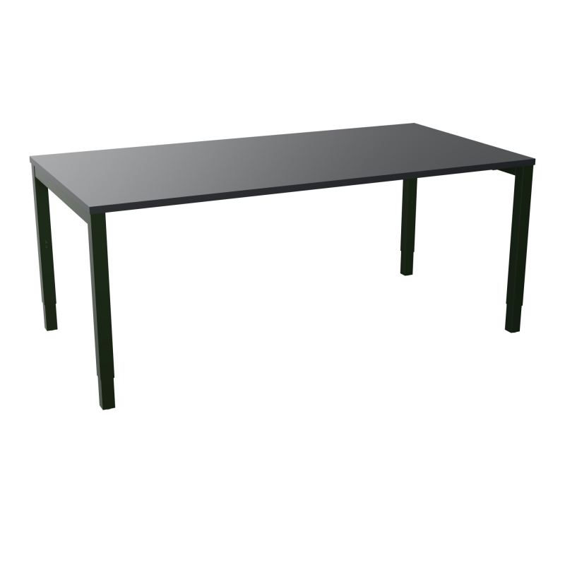 BUREAU ARIAL T RECT L180 P90EP25 PIED CARRE ARCHE REGLABLE  R9 ST