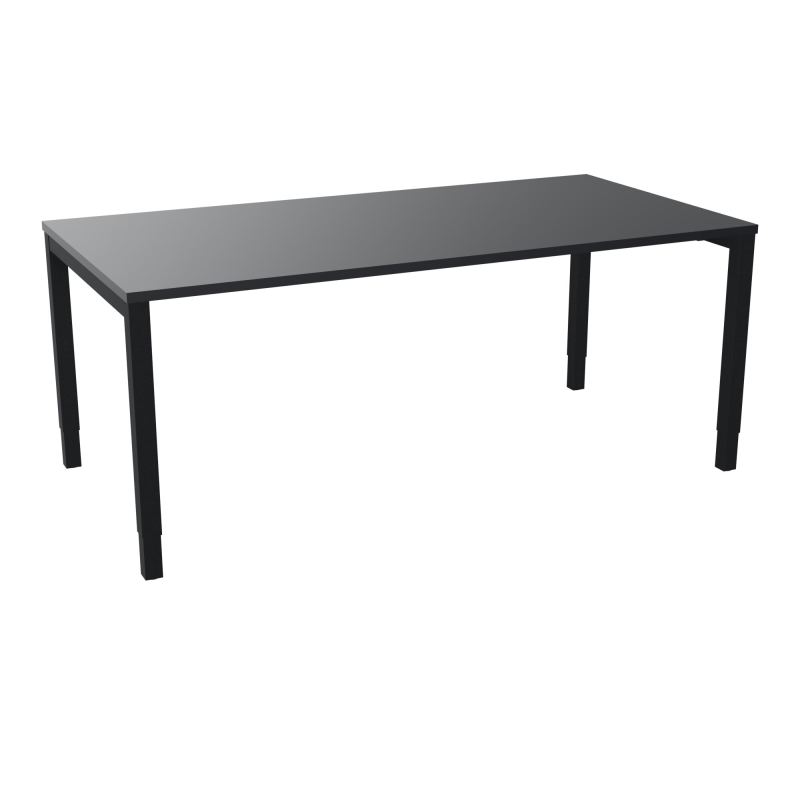 BUREAU ARIAL T RECT L180 P90EP25 PIED CARRE ARCHE REGLABLE  R9 ZP