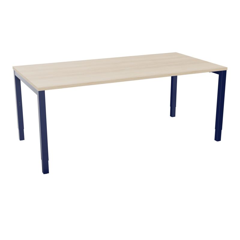 BUREAU ARIAL T RECT L180 P90EP25 PIED CARRE ARCHE REGLABLE RZ X4