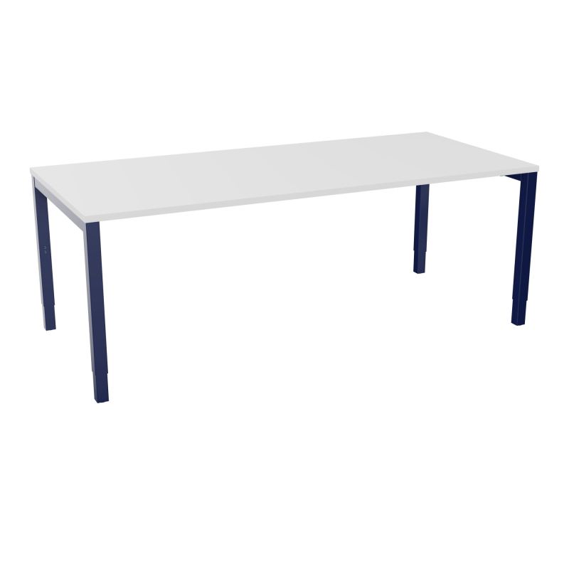 BUREAU ARIAL T RECT L200 P90EP25 PIED CARRE ARCHE REGLABLE MG X4