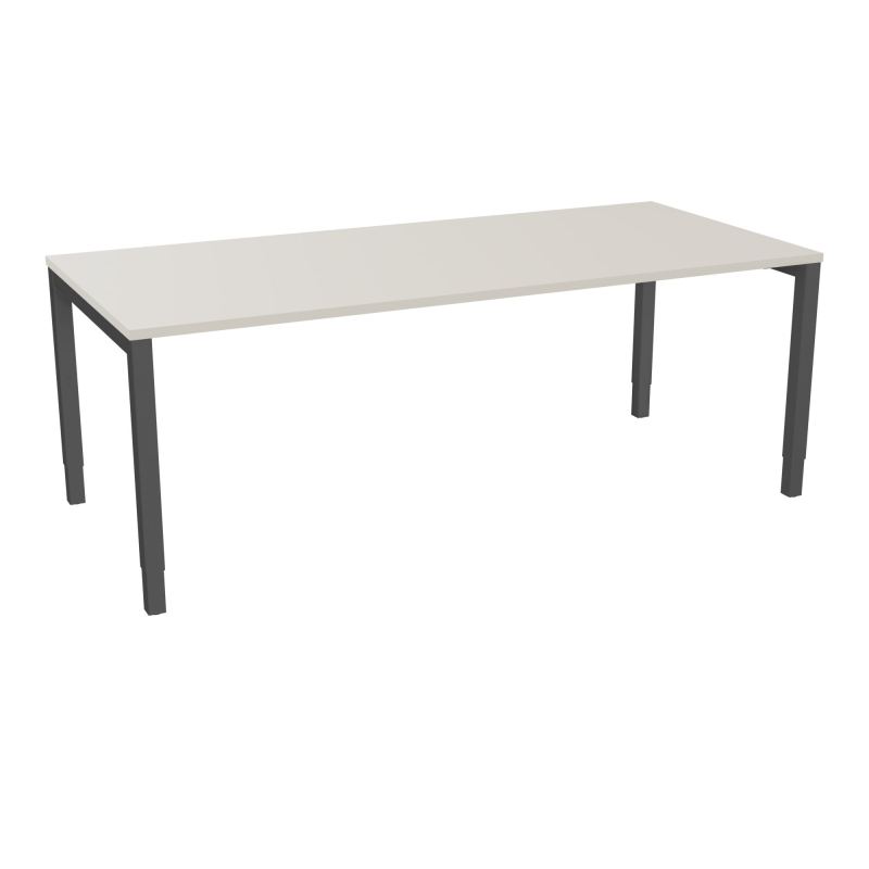 BUREAU ARIAL T RECT L200 P90EP25 PIED CARRE ARCHE REGLABLE N5 SC