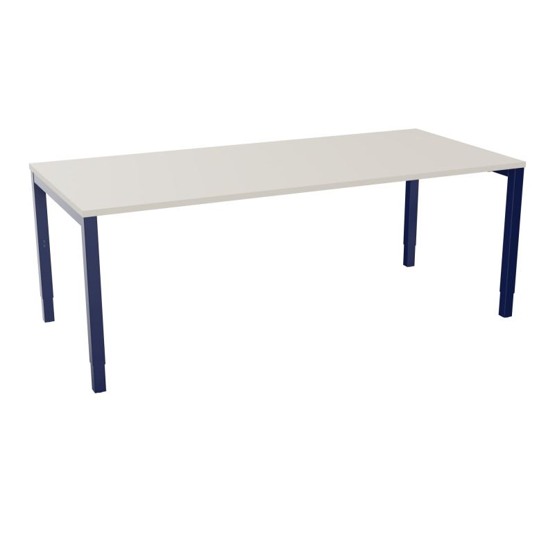 BUREAU ARIAL T RECT L200 P90EP25 PIED CARRE ARCHE REGLABLE N5 X4