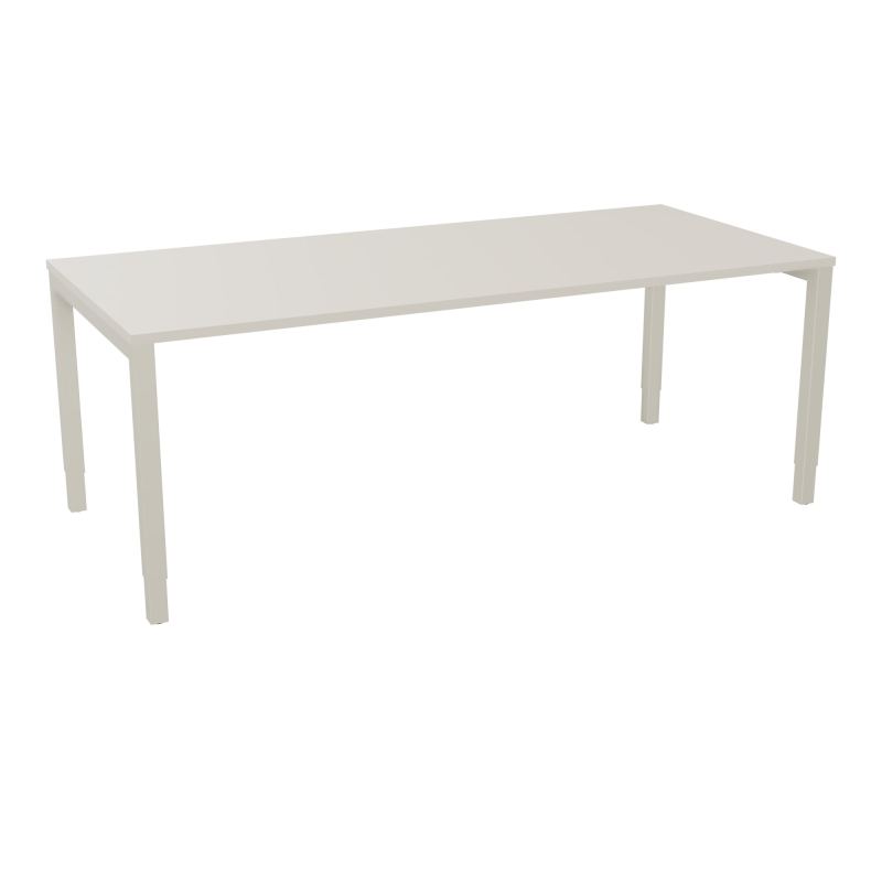 BUREAU ARIAL T RECT L200 P90EP25 PIED CARRE ARCHE REGLABLE N5 ZC