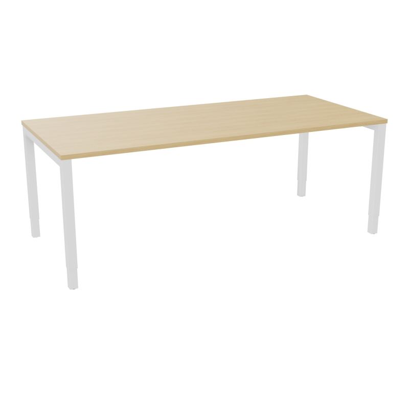 BUREAU ARIAL T RECT L200 P90EP25 PIED CARRE ARCHE REGLABLE  R1 SO