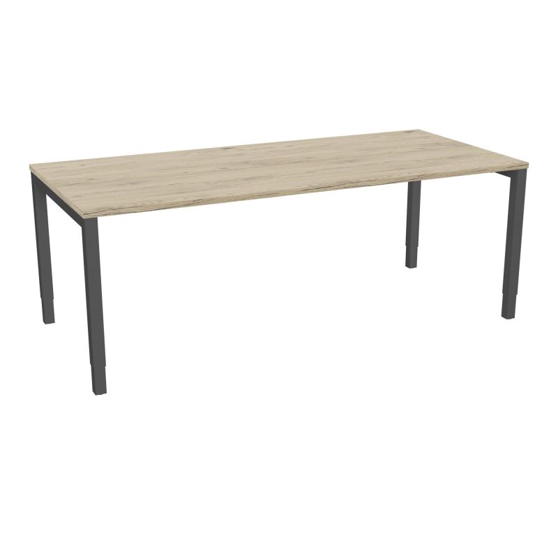 BUREAU ARIAL T RECT L200 P90EP25 PIED CARRE ARCHE REGLABLE R3 SC