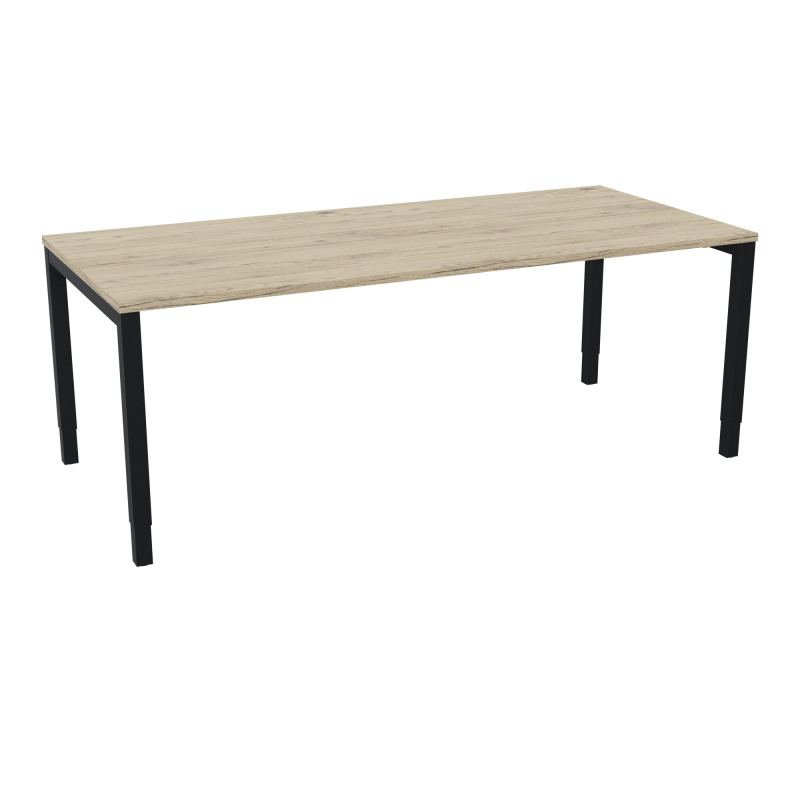 BUREAU ARIAL T RECT L200 P90EP25 PIED CARRE ARCHE REGLABLE R3 ZP