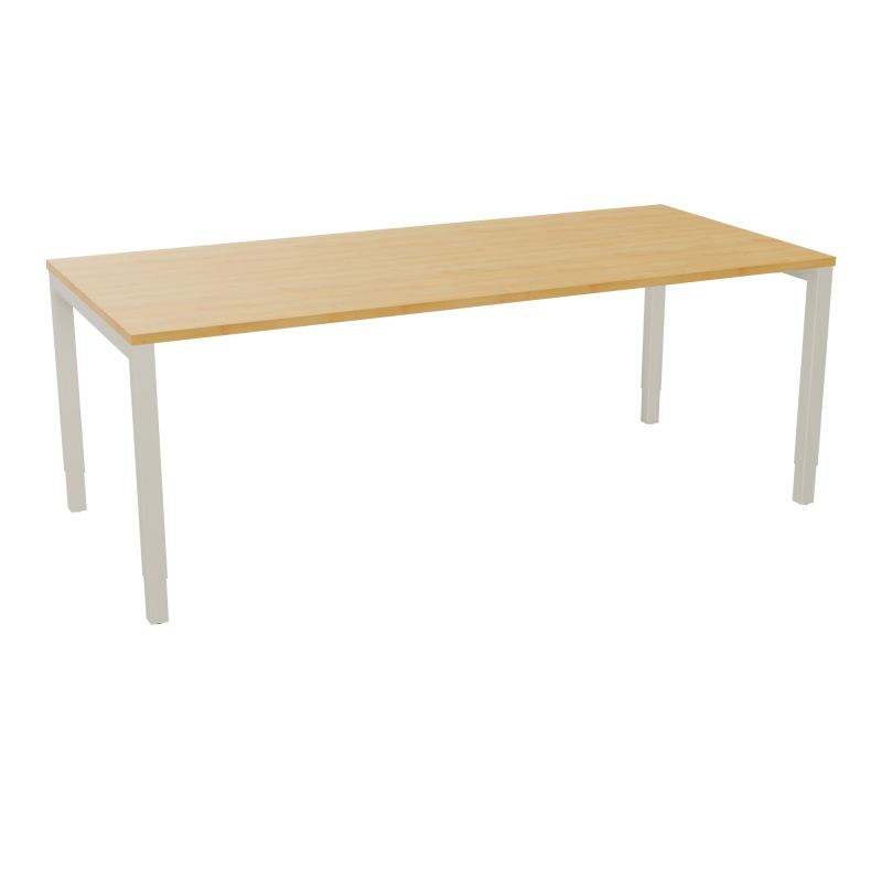 BUREAU ARIAL T RECT L200 P90EP25 PIED CARRE ARCHE REGLABLE  R5 ZC