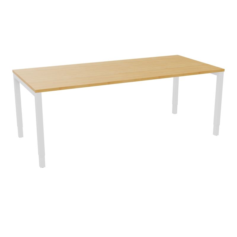 BUREAU ARIAL T RECT L200 P90EP25 PIED CARRE ARCHE REGLABLE  R5 ZO