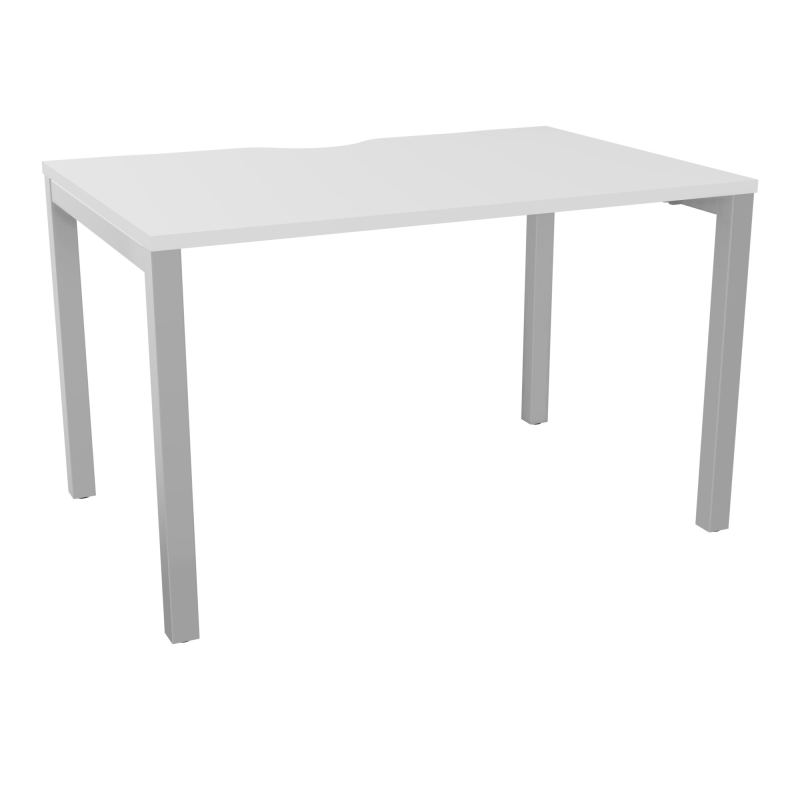 BUREAU ARIAL T RECT ECHANC.L120XP80 EP25 PIED CARRE ARCHE FX MG SA
