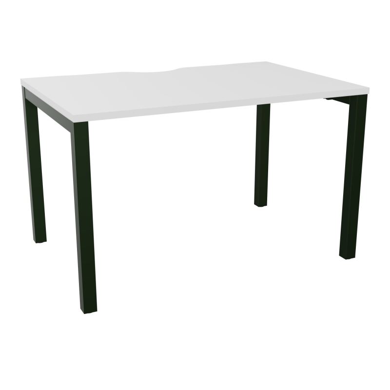 BUREAU ARIAL T RECT ECHANC.L120XP80 EP25 PIED CARRE ARCHE FX MG ST