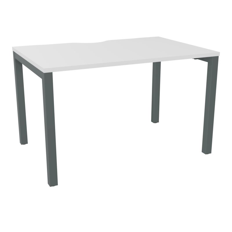 BUREAU ARIAL T RECT ECHANC.L120XP80 EP25 PIED CARRE ARCHE FX MG SU