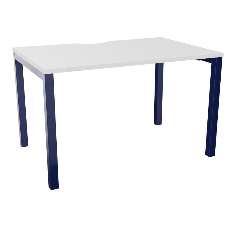 BUREAU ARIAL T RECT ECHANC.L120XP80 EP25 PIED CARRE ARCHE FX MG X4