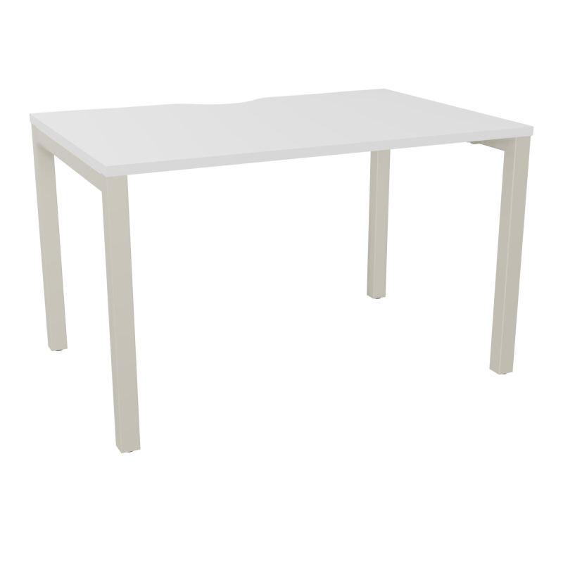 BUREAU ARIAL T RECT ECHANC.L120XP80 EP25 PIED CARRE ARCHE FX MG ZC