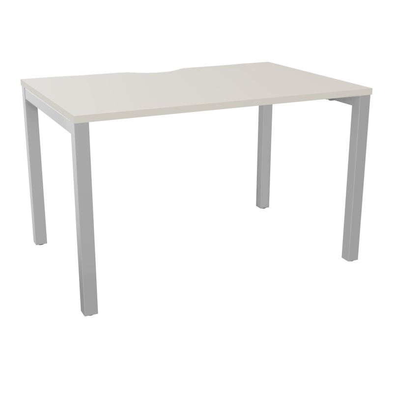 BUREAU ARIAL T RECT ECHANC.L120XP80 EP25 PIED CARRE ARCHE FX N5 SA