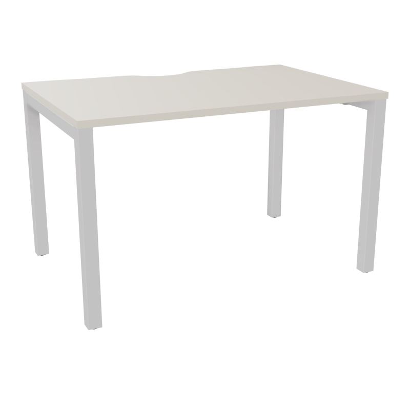BUREAU ARIAL T RECT ECHANC.L120XP80 EP25 PIED CARRE ARCHE FX N5 SD