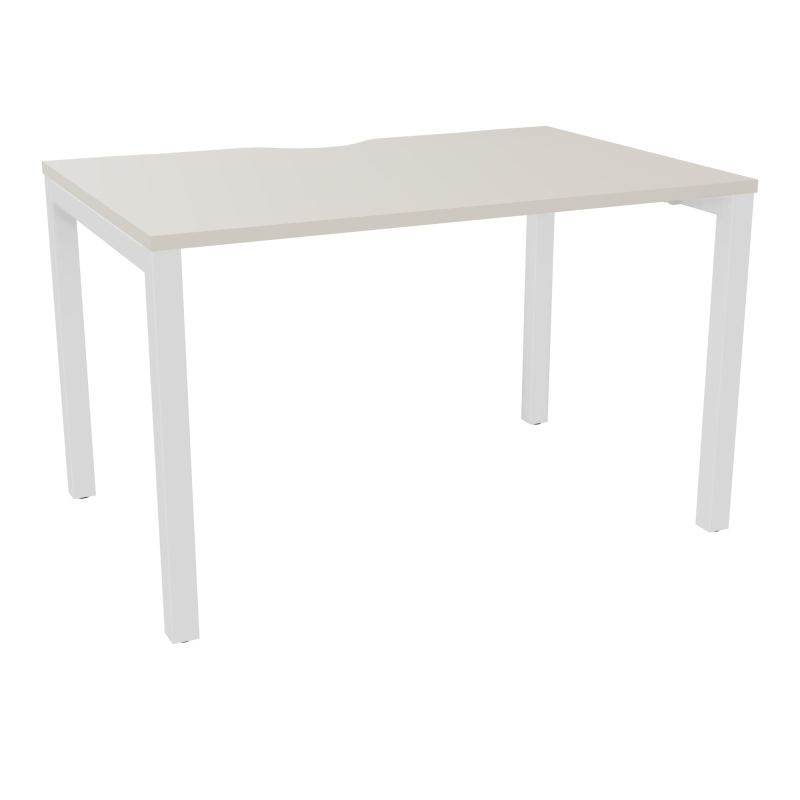 BUREAU ARIAL T RECT ECHANC.L120XP80 EP25 PIED CARRE ARCHE FX N5 SO