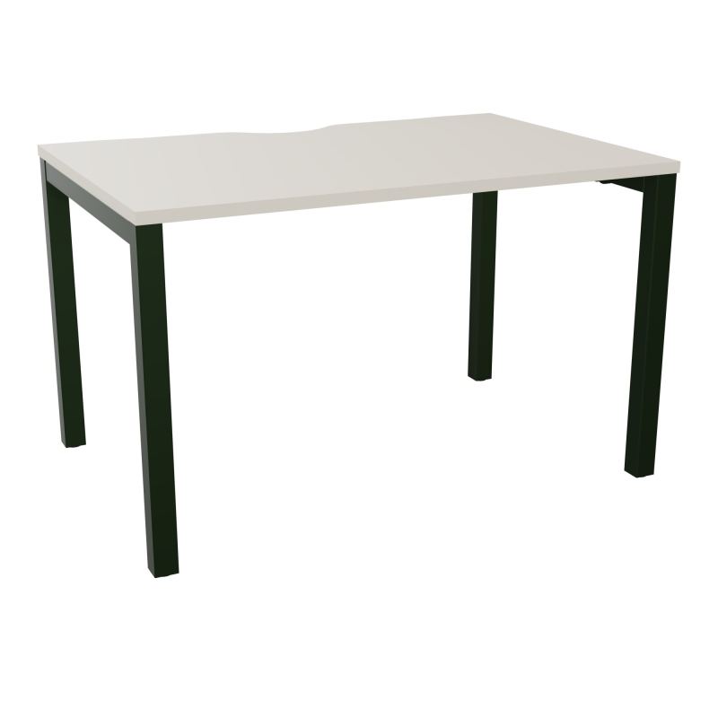 BUREAU ARIAL T RECT ECHANC.L120XP80 EP25 PIED CARRE ARCHE FX N5 ST