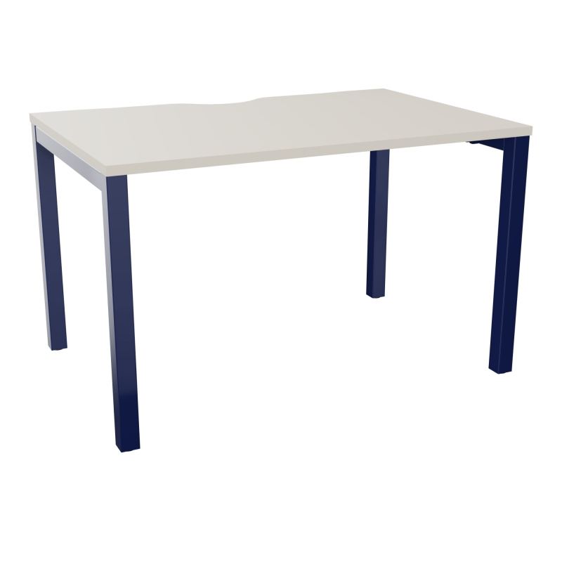 BUREAU ARIAL T RECT ECHANC.L120XP80 EP25 PIED CARRE ARCHE FX N5 X4