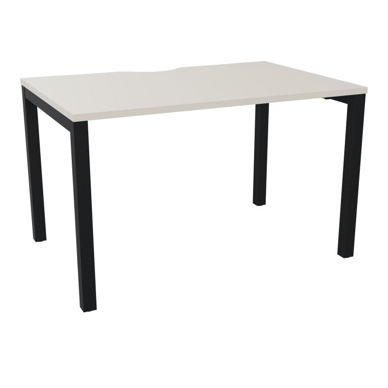 BUREAU ARIAL T RECT ECHANC.L120XP80 EP25 PIED CARRE ARCHE FX N5 ZP