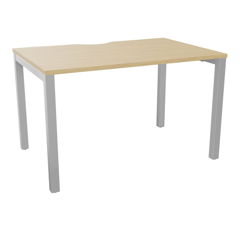 BUREAU ARIAL T RECT ECHANC.L120XP80 EP25 PIED CARRE ARCHE FX  R1 SA