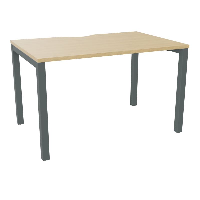 BUREAU ARIAL T RECT ECHANC.L120XP80 EP25 PIED CARRE ARCHE FX  R1 SU