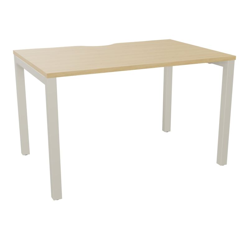 BUREAU ARIAL T RECT ECHANC.L120XP80 EP25 PIED CARRE ARCHE FX  R1 ZC
