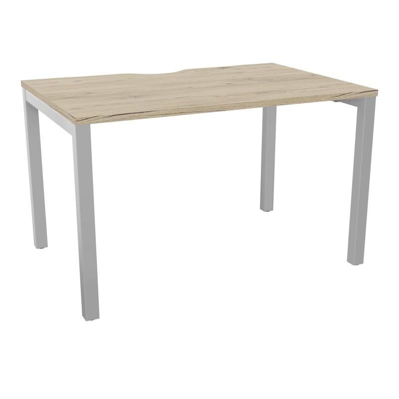 BUREAU ARIAL T RECT ECHANC.L120XP80 EP25 PIED CARRE ARCHE FX R3 SA
