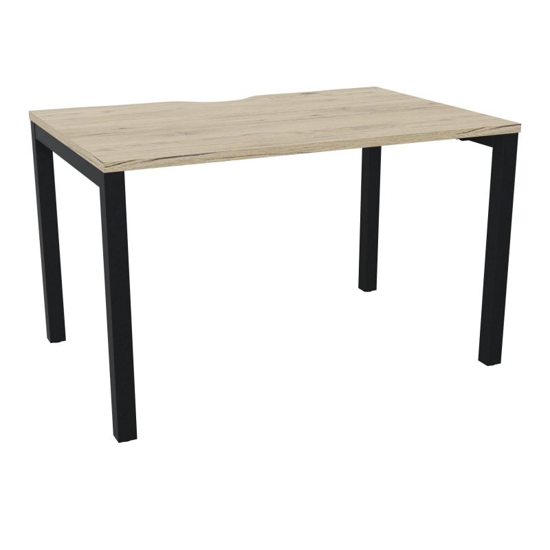 BUREAU ARIAL T RECT ECHANC.L120XP80 EP25 PIED CARRE ARCHE FX R3 ZP