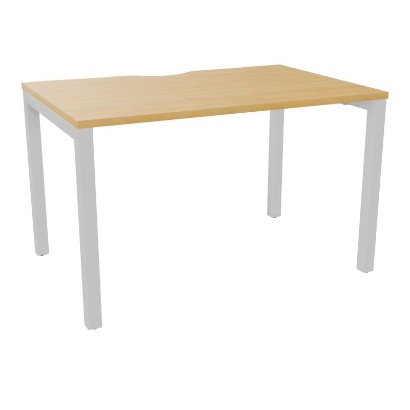 BUREAU ARIAL T RECT ECHANC.L120XP80 EP25 PIED CARRE ARCHE FX  R5 SD