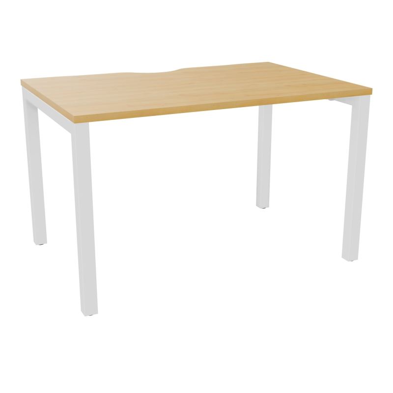 BUREAU ARIAL T RECT ECHANC.L120XP80 EP25 PIED CARRE ARCHE FX  R5 ZO