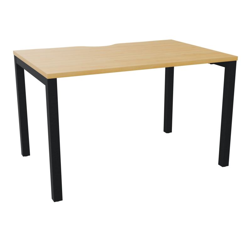 BUREAU ARIAL T RECT ECHANC.L120XP80 EP25 PIED CARRE ARCHE FX  R5 ZP