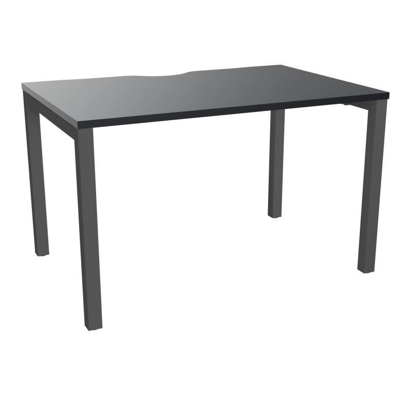 BUREAU ARIAL T RECT ECHANC.L120XP80 EP25 PIED CARRE ARCHE FX  R9 SC