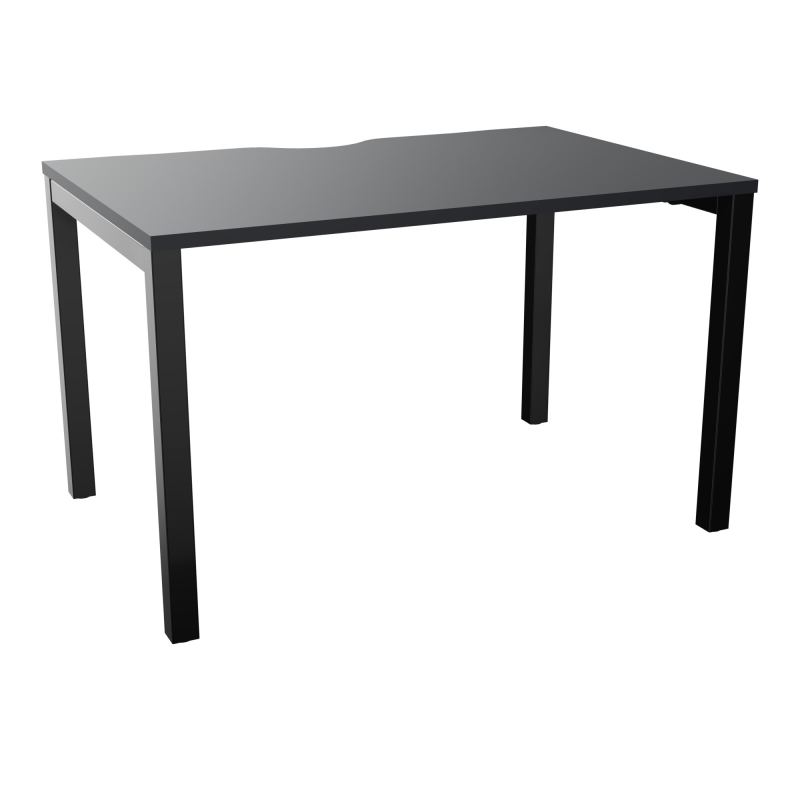 BUREAU ARIAL T RECT ECHANC.L120XP80 EP25 PIED CARRE ARCHE FX  R9 SG