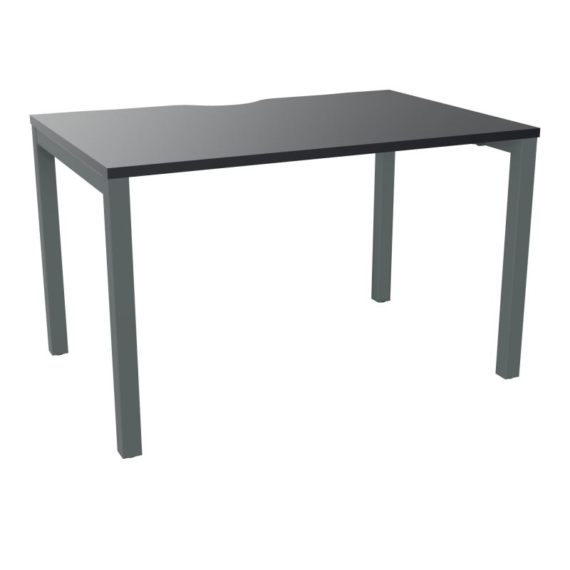 BUREAU ARIAL T RECT ECHANC.L120XP80 EP25 PIED CARRE ARCHE FX  R9 SU