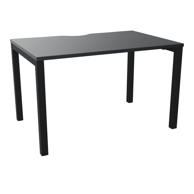 BUREAU ARIAL T RECT ECHANC.L120XP80 EP25 PIED CARRE ARCHE FX  R9 ZP