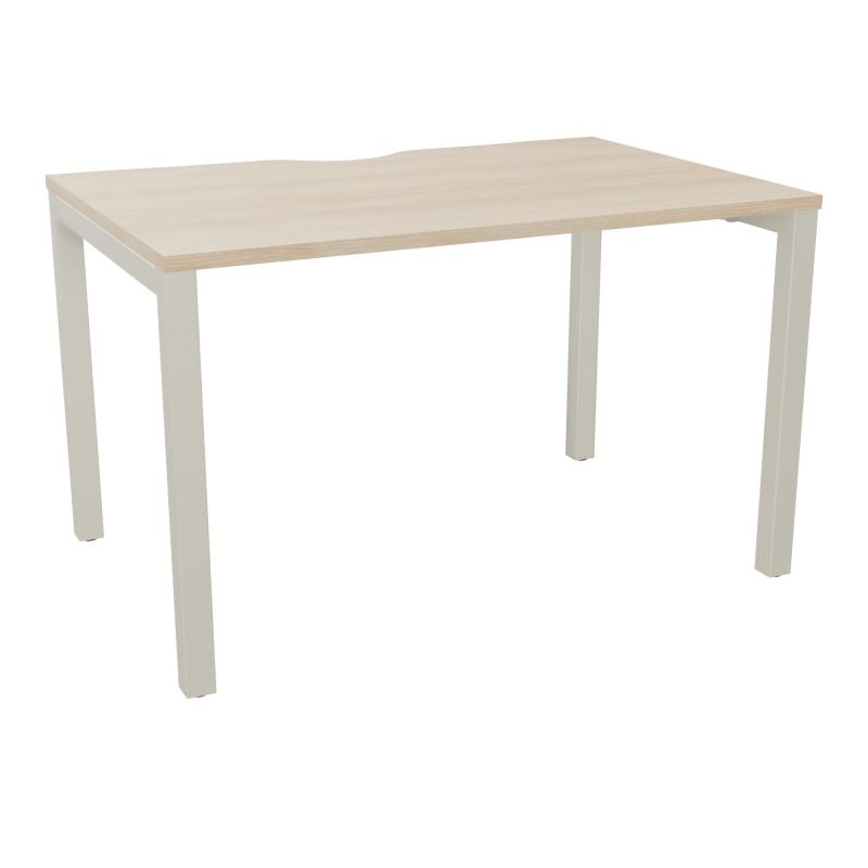 BUREAU ARIAL T RECT ECHANC.L120XP80 EP25 PIED CARRE ARCHE FX RZ ZC