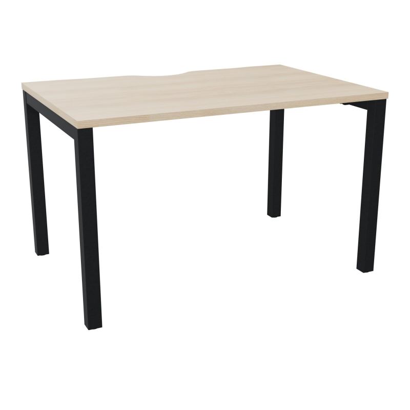 BUREAU ARIAL T RECT ECHANC.L120XP80 EP25 PIED CARRE ARCHE FX RZ ZP