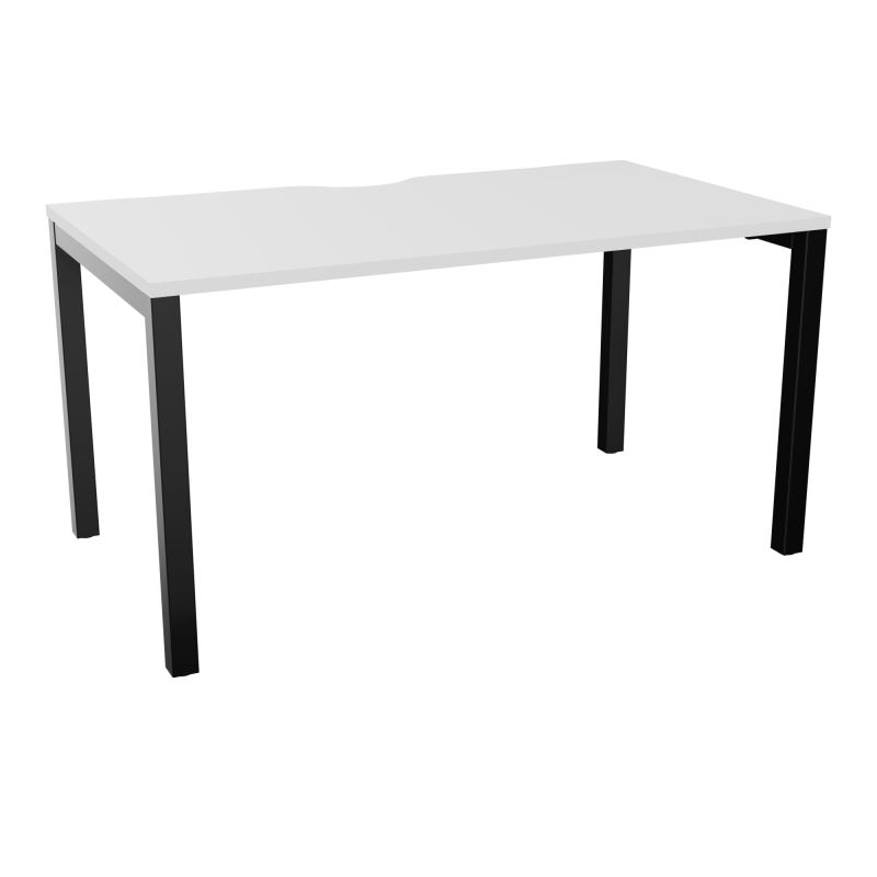 BUREAU ARIAL T RECT ECHANC.L140XP80 EP25 PIED CARRE ARCHE FX MG SG