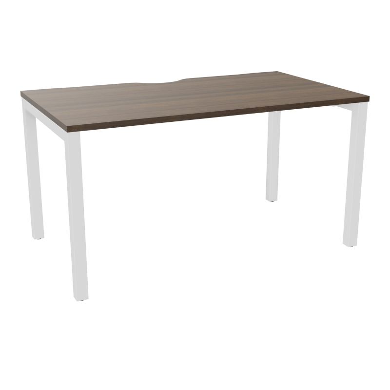 BUREAU ARIAL T RECT ECHANC.L140XP80 EP25 PIED CARRE ARCHE FX N6 SO