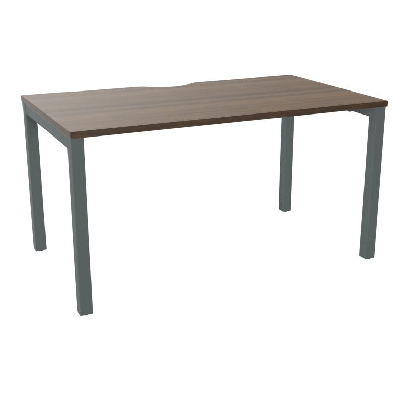 BUREAU ARIAL T RECT ECHANC.L140XP80 EP25 PIED CARRE ARCHE FX N6 SU