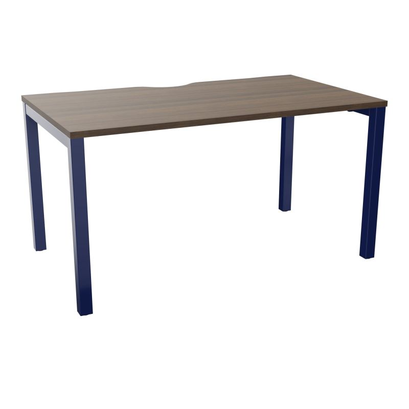 BUREAU ARIAL T RECT ECHANC.L140XP80 EP25 PIED CARRE ARCHE FX N6 X4