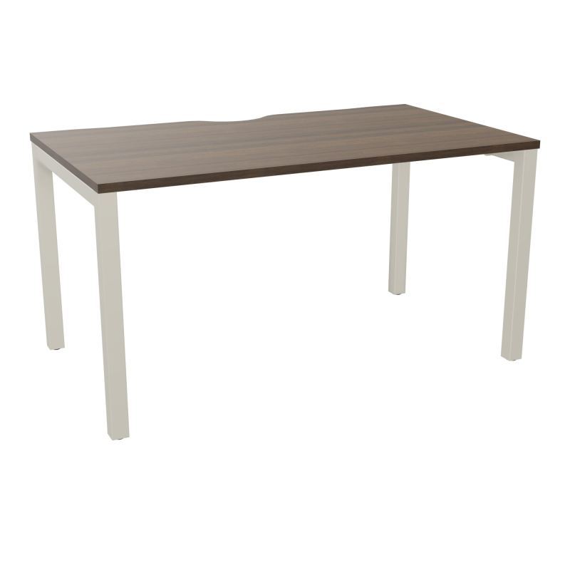 BUREAU ARIAL T RECT ECHANC.L140XP80 EP25 PIED CARRE ARCHE FX N6 ZC