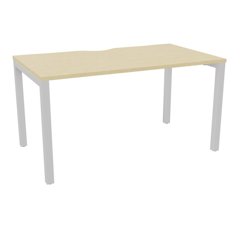 BUREAU ARIAL T RECT ECHANC.L140XP80 EP25 PIED CARRE ARCHE FX N8 SD