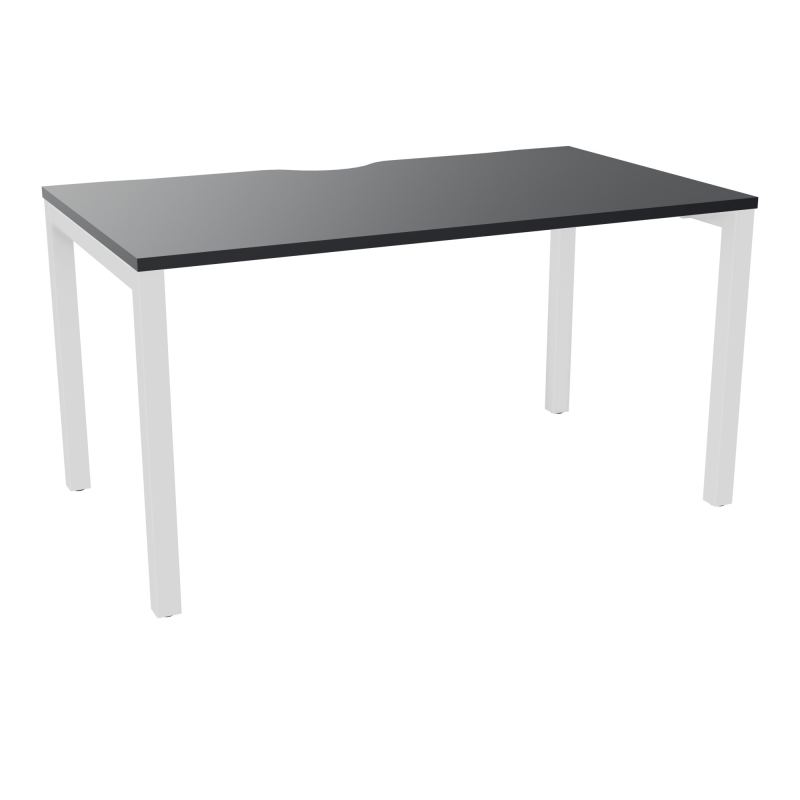 BUREAU ARIAL T RECT ECHANC.L140XP80 EP25 PIED CARRE ARCHE FX  R9 SO