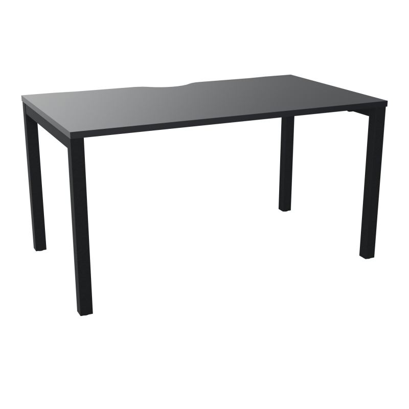 BUREAU ARIAL T RECT ECHANC.L140XP80 EP25 PIED CARRE ARCHE FX  R9 ZP
