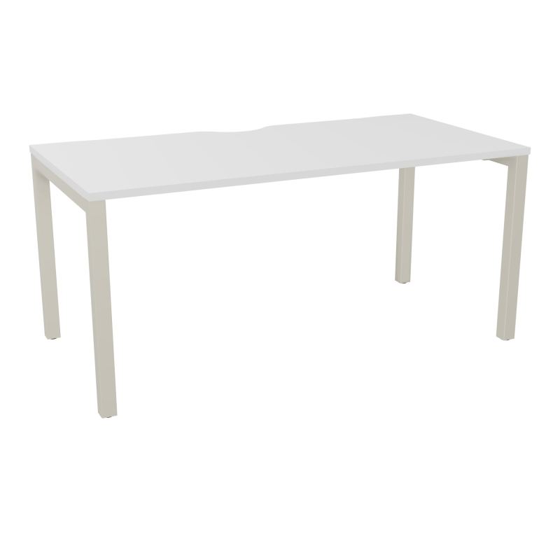 BUREAU ARIAL T RECT ECHANC.L160XP80 EP25 PIED CARRE ARCHE FX MG ZC