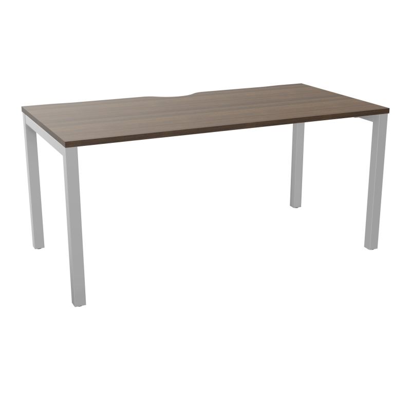 BUREAU ARIAL T RECT ECHANC.L160XP80 EP25 PIED CARRE ARCHE FX N6 SA