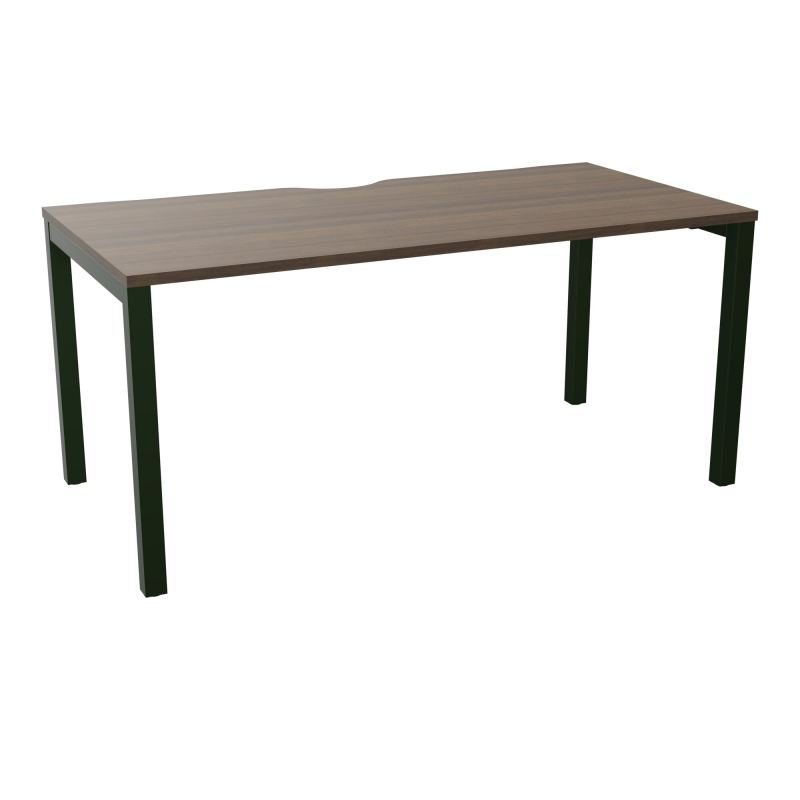 BUREAU ARIAL T RECT ECHANC.L160XP80 EP25 PIED CARRE ARCHE FX N6 ST