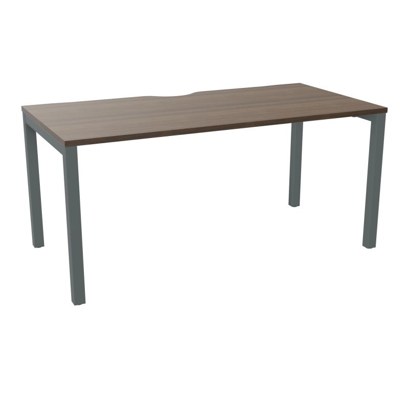 BUREAU ARIAL T RECT ECHANC.L160XP80 EP25 PIED CARRE ARCHE FX N6 SU